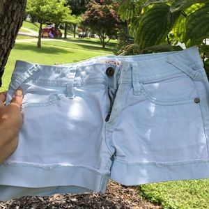 Light blue shorts